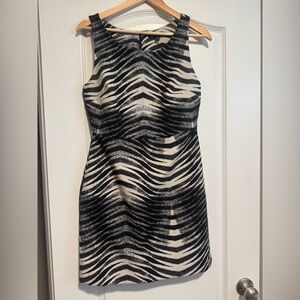 Banana Republic Zebra Dress- Size 6